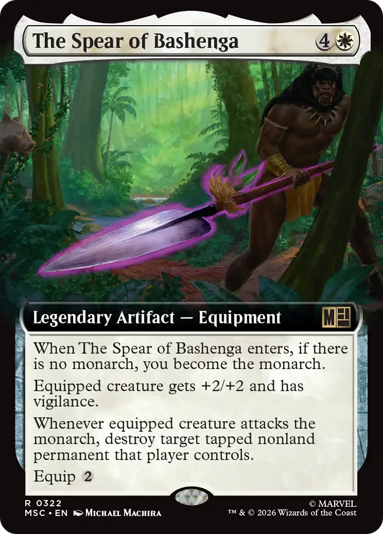The Spear of Bashenga - Extended Art [MSC-322]