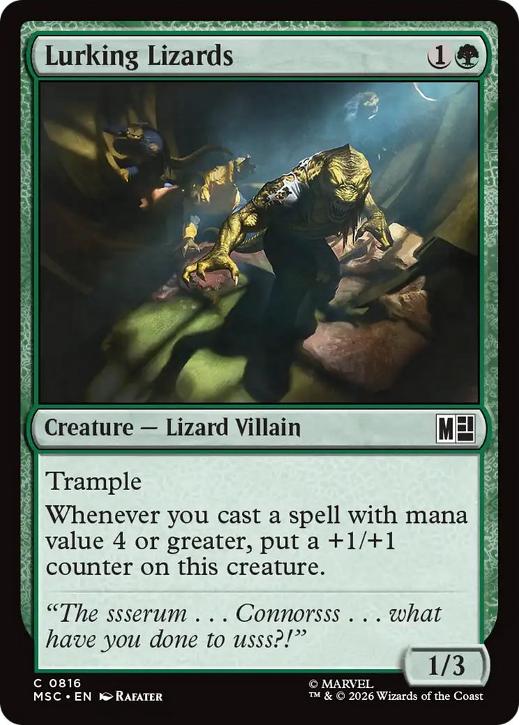 Lurking Lizards [MSC-816]