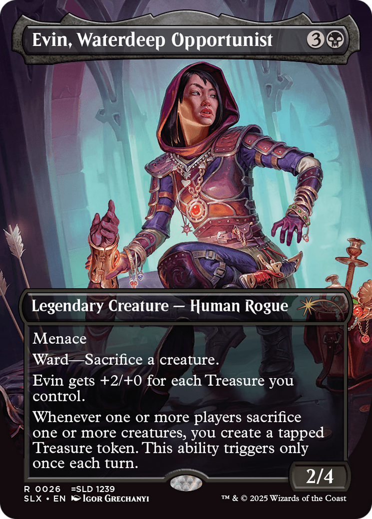 Evin, Waterdeep Opportunist - Borderless - Full Art [SLX-26]
