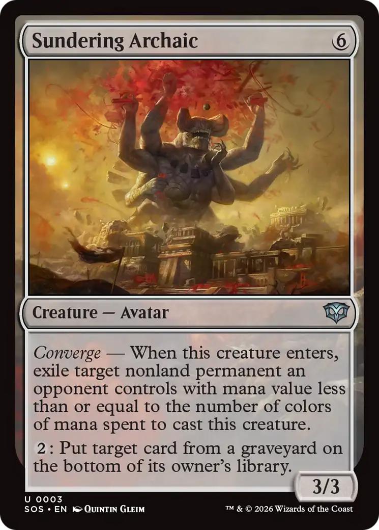 Sundering Archaic [SOS-3]