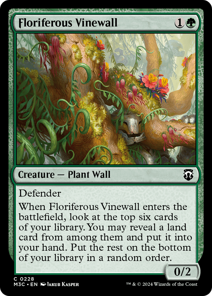 Floriferous Vinewall [M3C-228]
