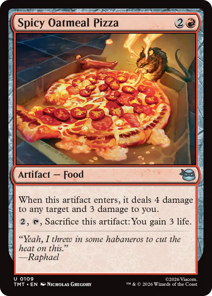 Spicy Oatmeal Pizza [TMT-109]