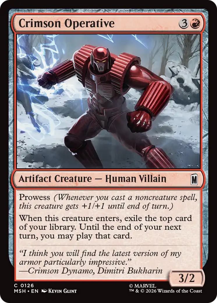Crimson Operative [MSH-126]
