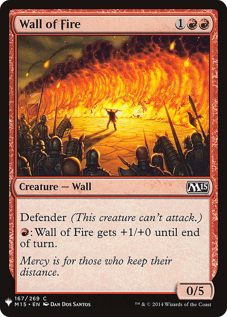 Wall of Fire [PLST-M15-167]