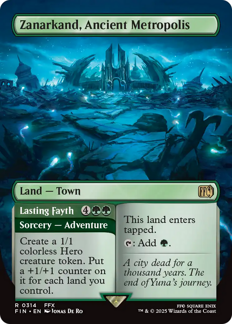 Zanarkand, Ancient Metropolis // Lasting Fayth - Borderless - Full Art [FIN-314]