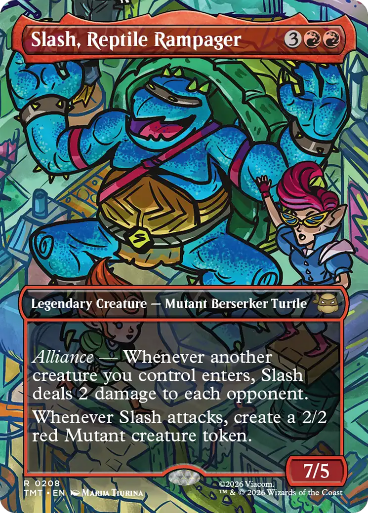 Slash, Reptile Rampager - Borderless - Full Art [TMT-208]