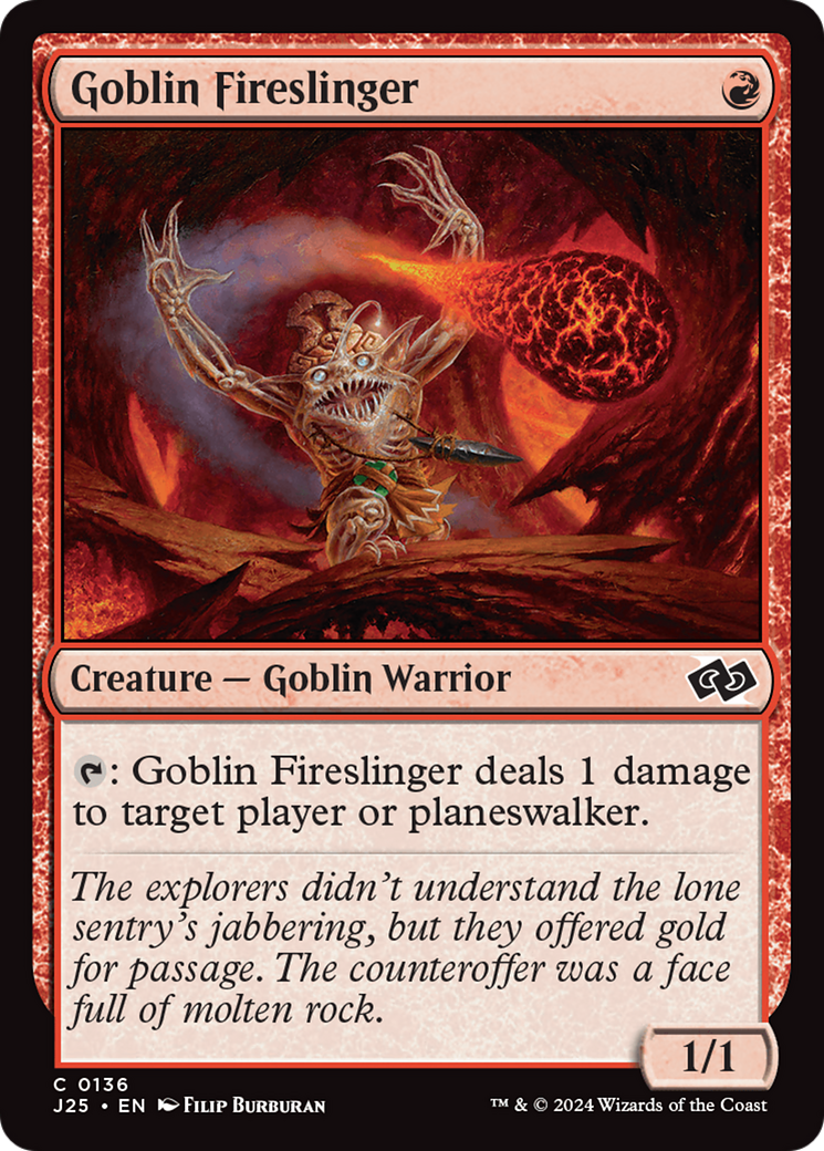 Goblin Fireslinger [J25-136]