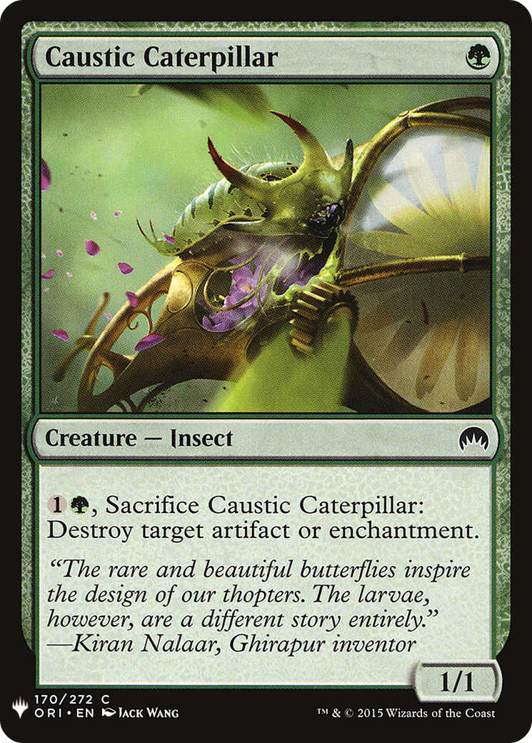 Caustic Caterpillar [PLST-ORI-170]