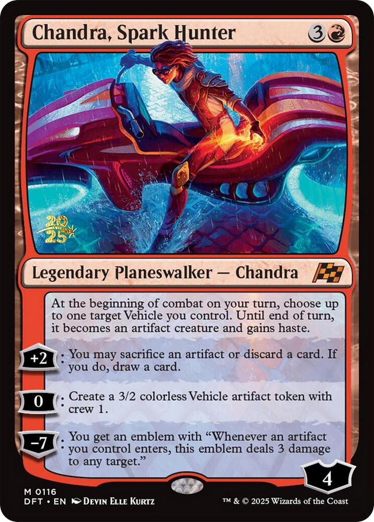 Chandra, Spark Hunter - Prerelease Promo [PDFT-116s]