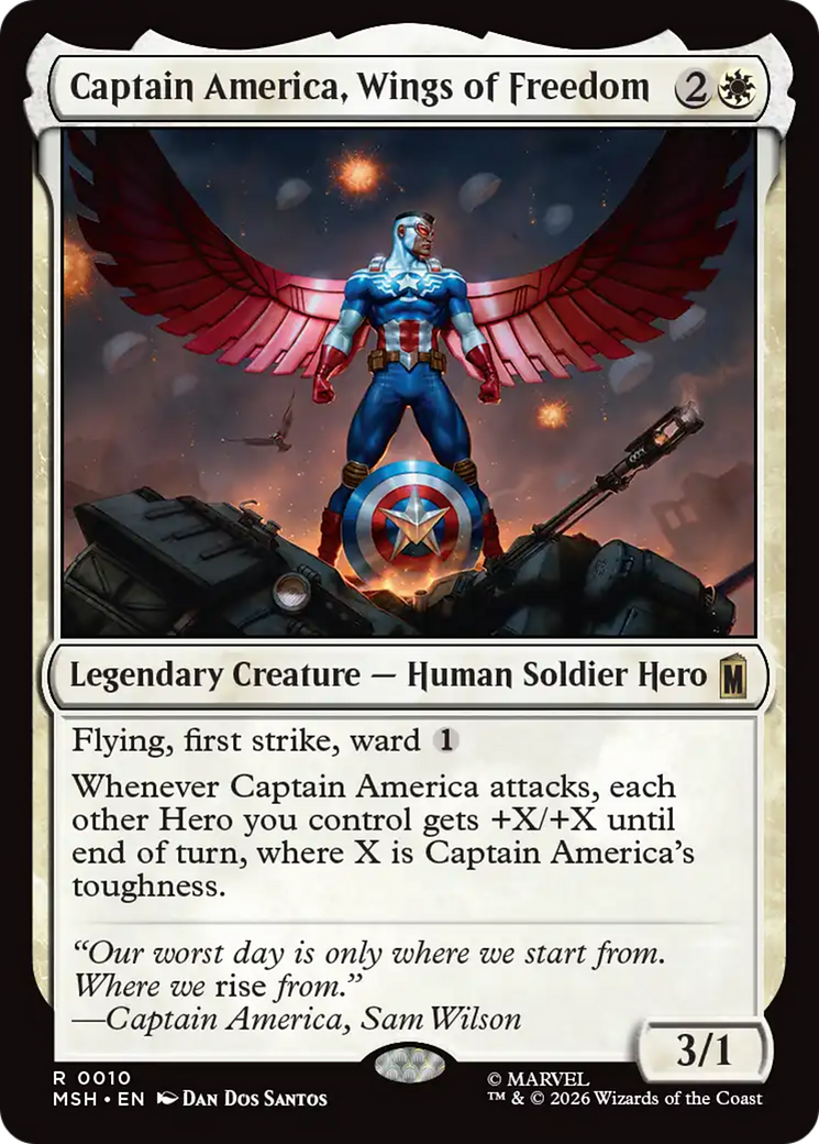 Captain America, Wings of Freedom [MSH-10]