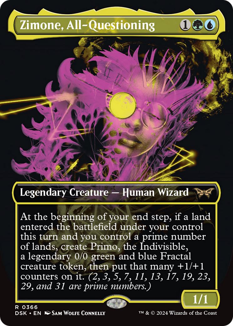 Zimone, All-Questioning - Borderless - Full Art [DSK-366]