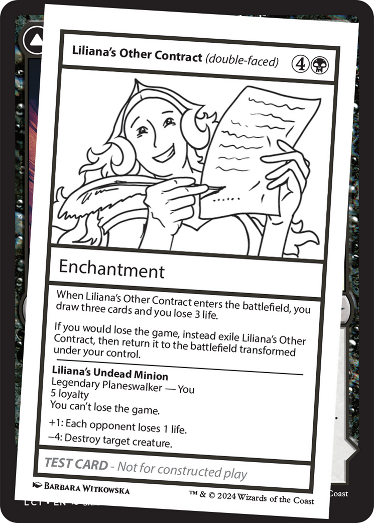 Liliana's Other Contract // Liliana's Undead Minion [MB2-548]