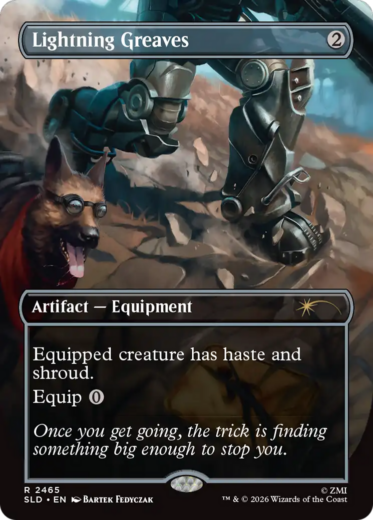 Lightning Greaves - Borderless - Full Art [SLD-2465]
