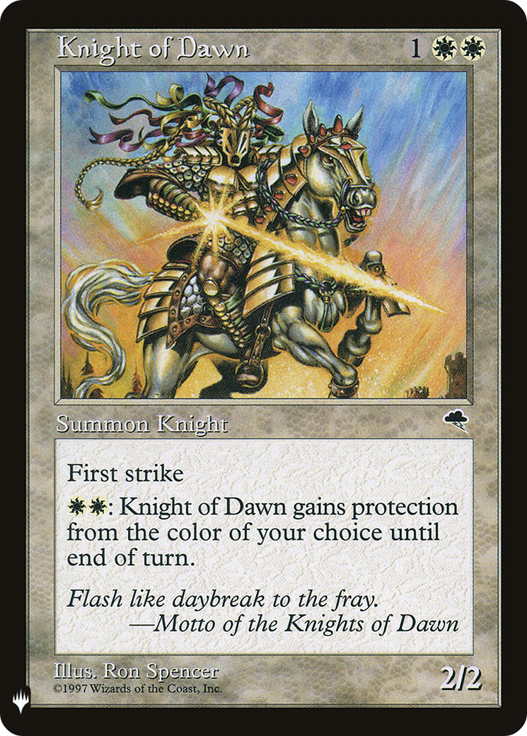 Knight of Dawn [PLST-TMP-26]