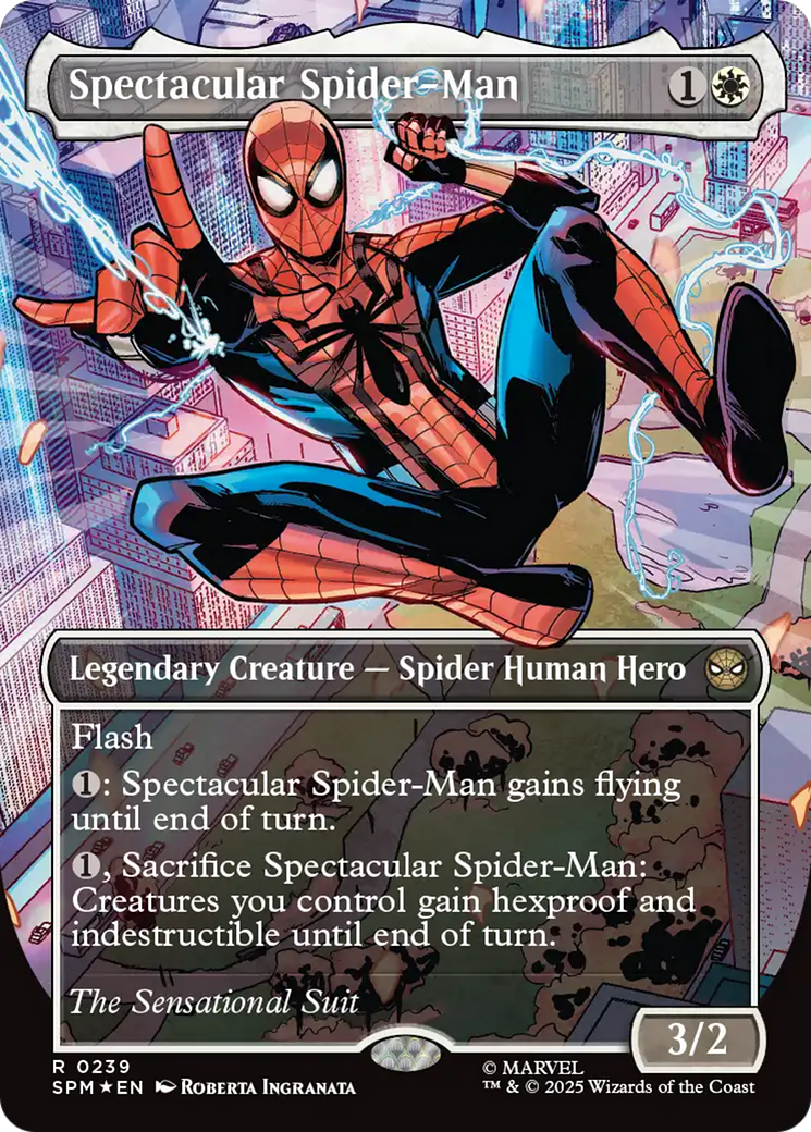 Spectacular Spider-Man - Borderless - Textured Foil - Full Art [SPM-239]