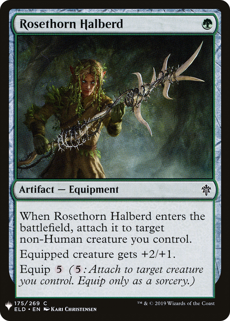 Rosethorn Halberd [PLST-ELD-175]