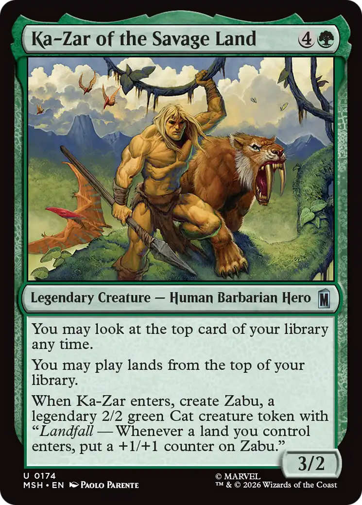 Ka-Zar of the Savage Land [MSH-174]