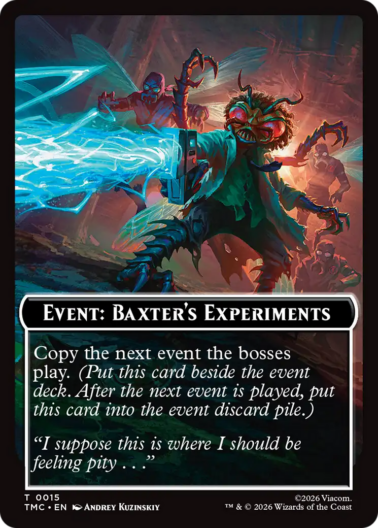 Event: Baxter's Experiments [TTMC-15]