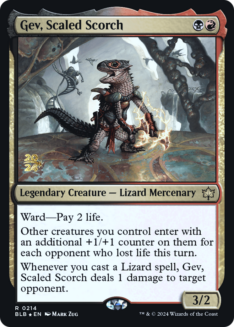 Gev, Scaled Scorch - Prerelease Promo [PBLB-214s]