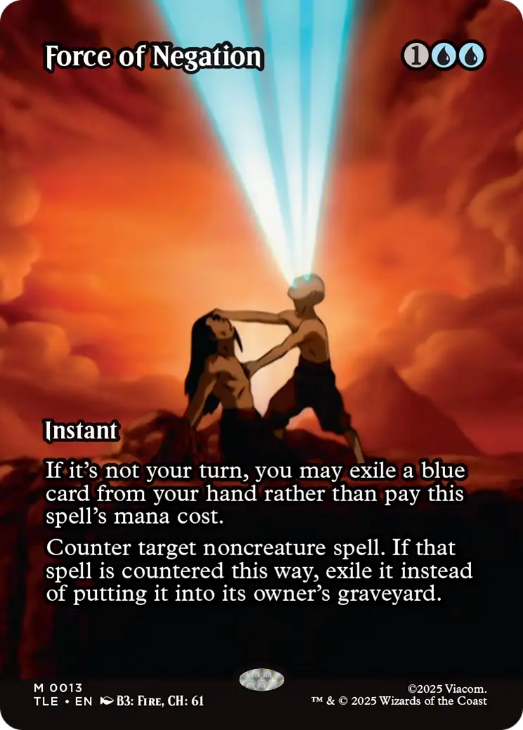 Force of Negation - Borderless - Full Art [TLE-13]
