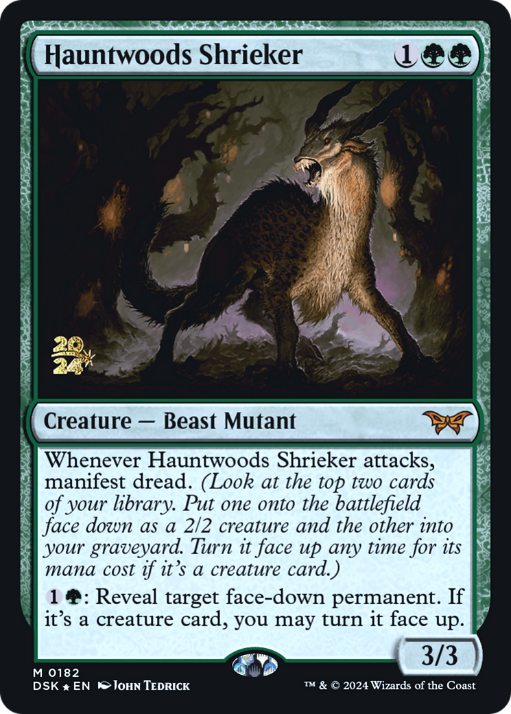 Hauntwoods Shrieker - Prerelease Promo [PDSK-182s]