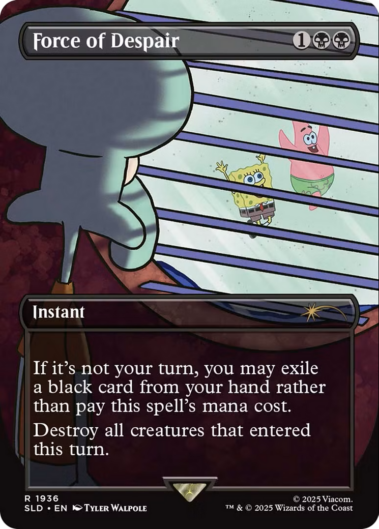 Force of Despair - Borderless - Full Art [SLD-1936]