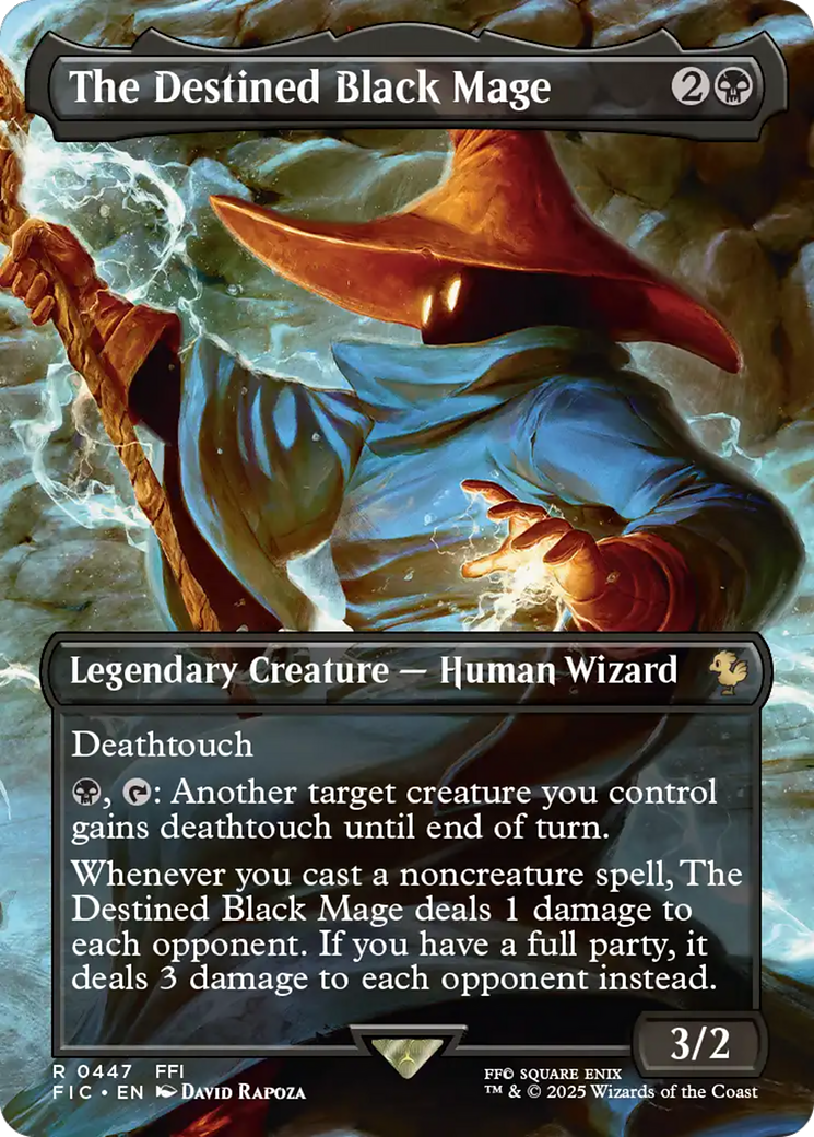 The Destined Black Mage - Borderless - Full Art [FIC-447]