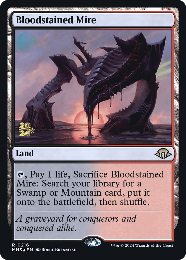 Bloodstained Mire - Prerelease Promo [PMH3-216s]