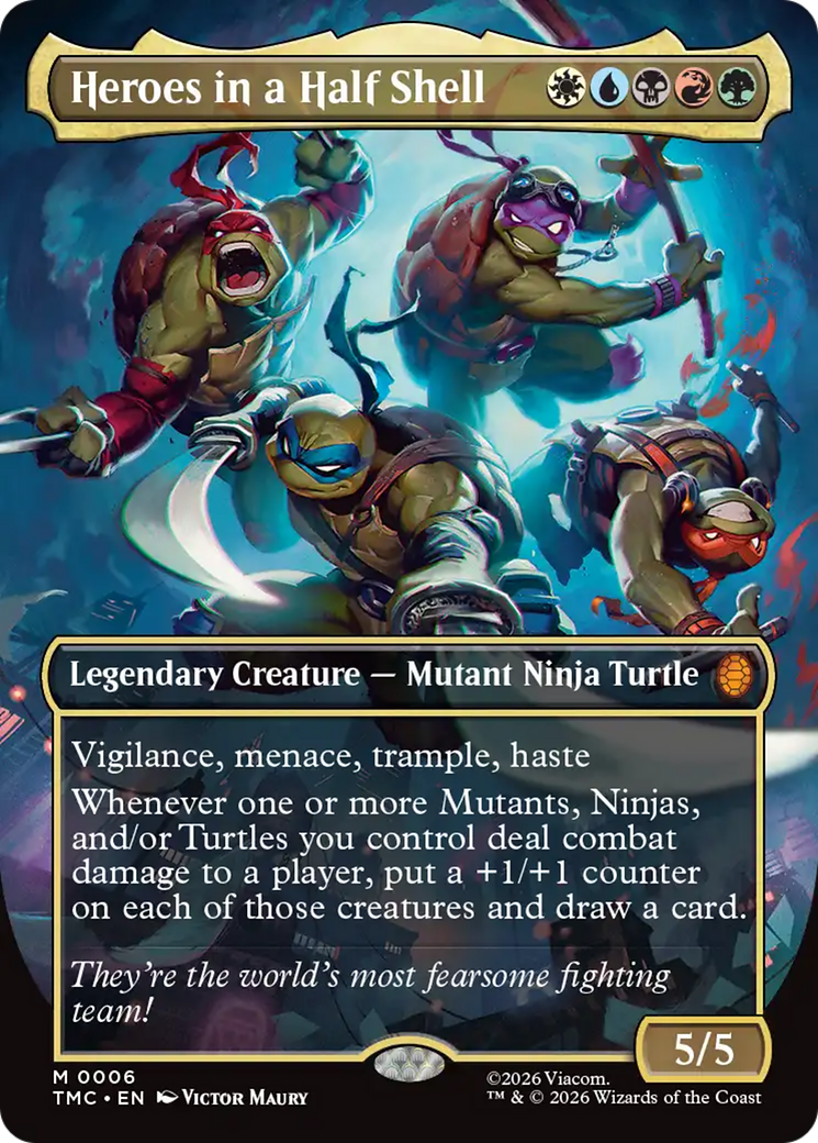 Heroes in a Half Shell - Borderless - Full Art [TMC-6]