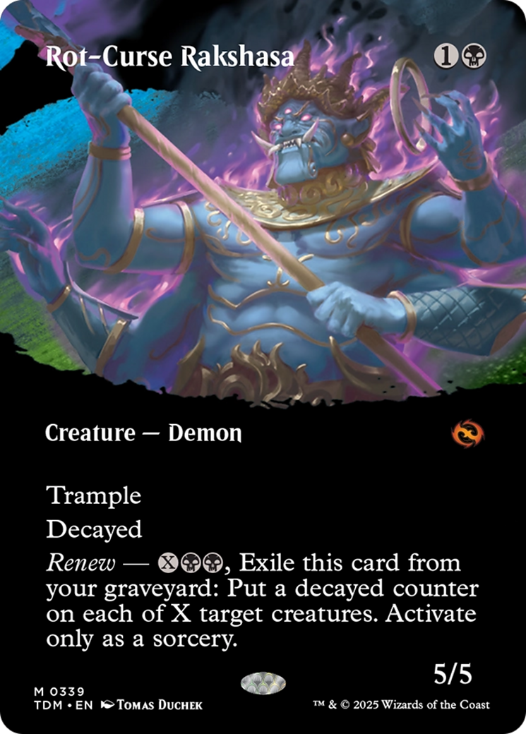 Rot-Curse Rakshasa - Borderless - Showcase - Full Art [TDM-339]