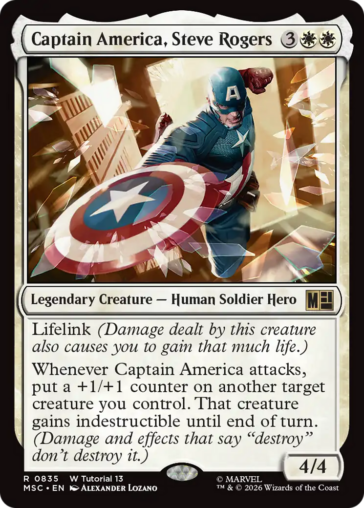 Captain America, Steve Rogers [MSC-835]