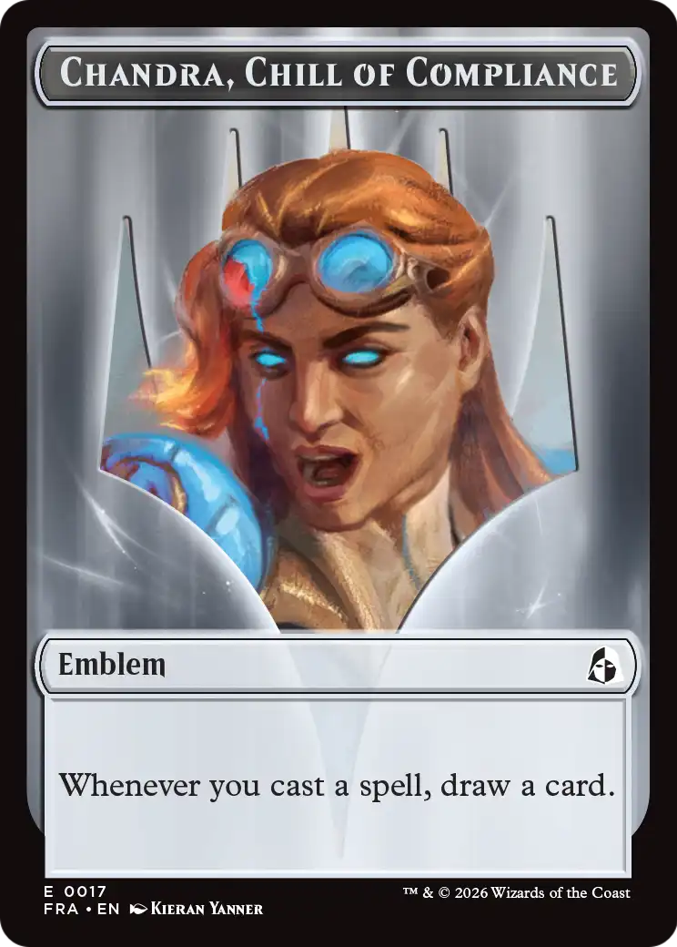 Chandra, Chill of Compliance Emblem [TFRA-17]