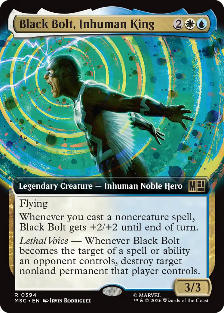 Black Bolt, Inhuman King - Extended Art [MSC-394]