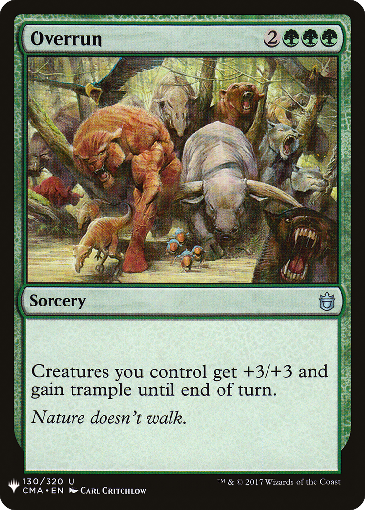 Overrun [PLST-CMA-130]