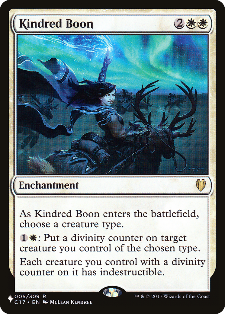 Kindred Boon [PLST-C17-5]