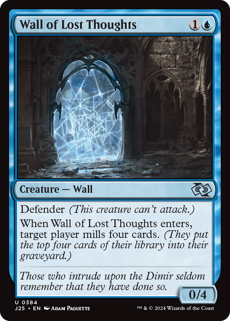 Wall of Lost Thoughts [J25-384]