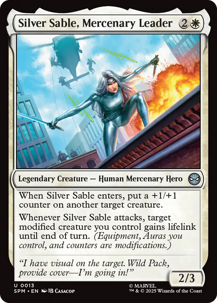 Silver Sable, Mercenary Leader [SPM-13]