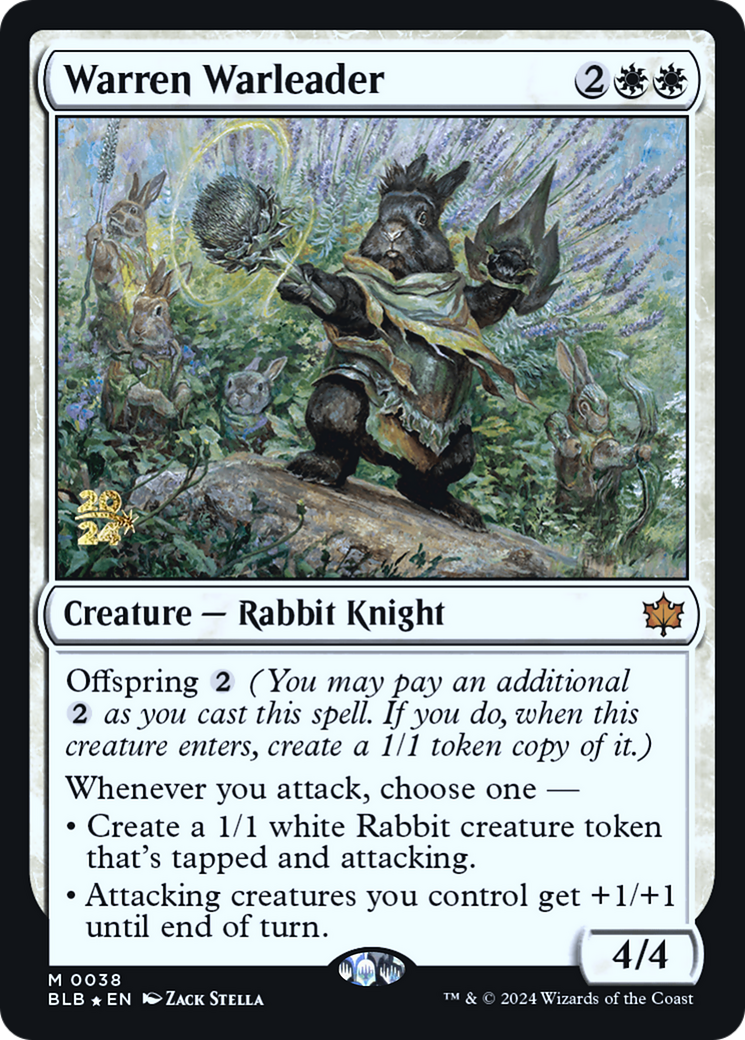 Warren Warleader - Prerelease Promo [PBLB-38s]