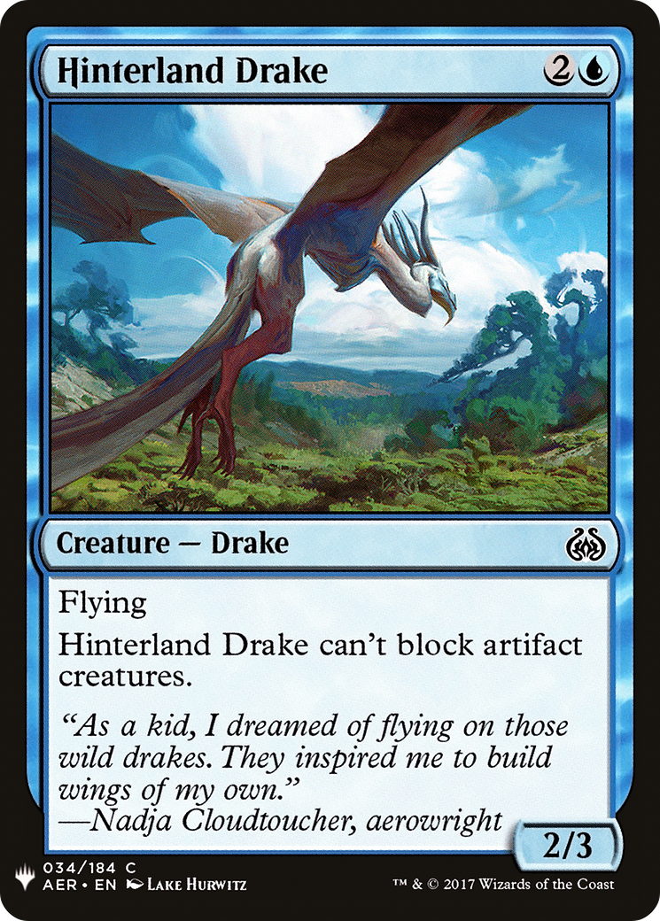 Hinterland Drake [PLST-AER-34]