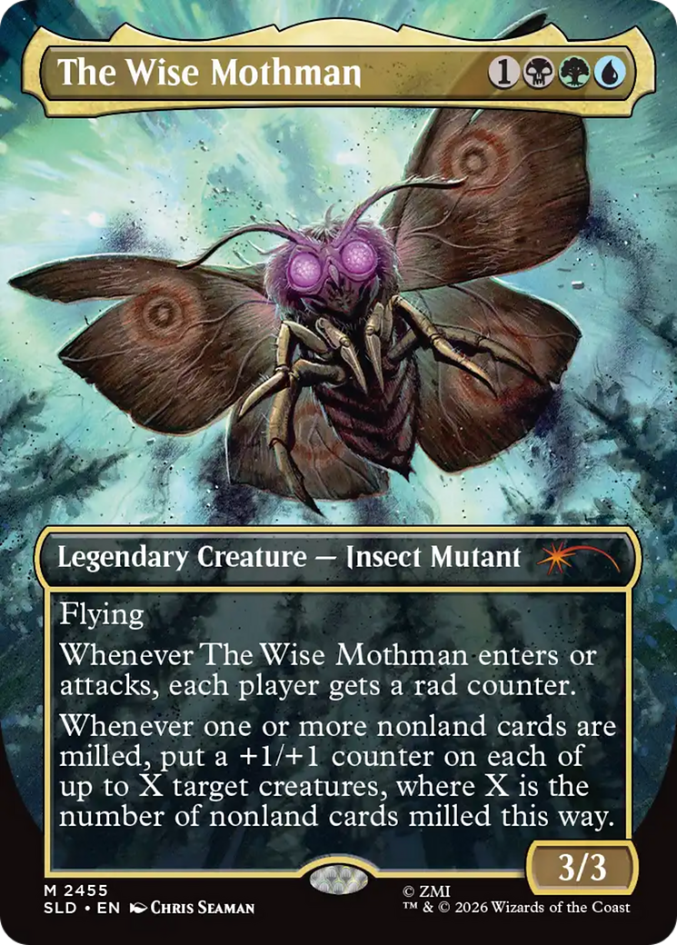 The Wise Mothman - Borderless - Full Art [SLD-2455]