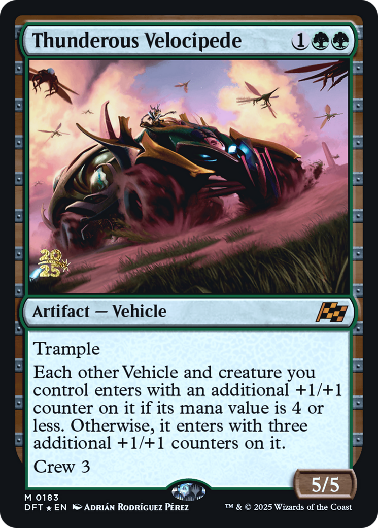Thunderous Velocipede - Prerelease Promo [PDFT-183s]