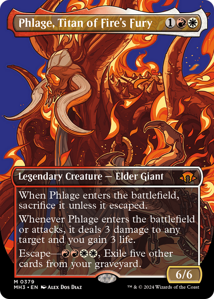 Phlage, Titan of Fire's Fury - Borderless [MH3-379]