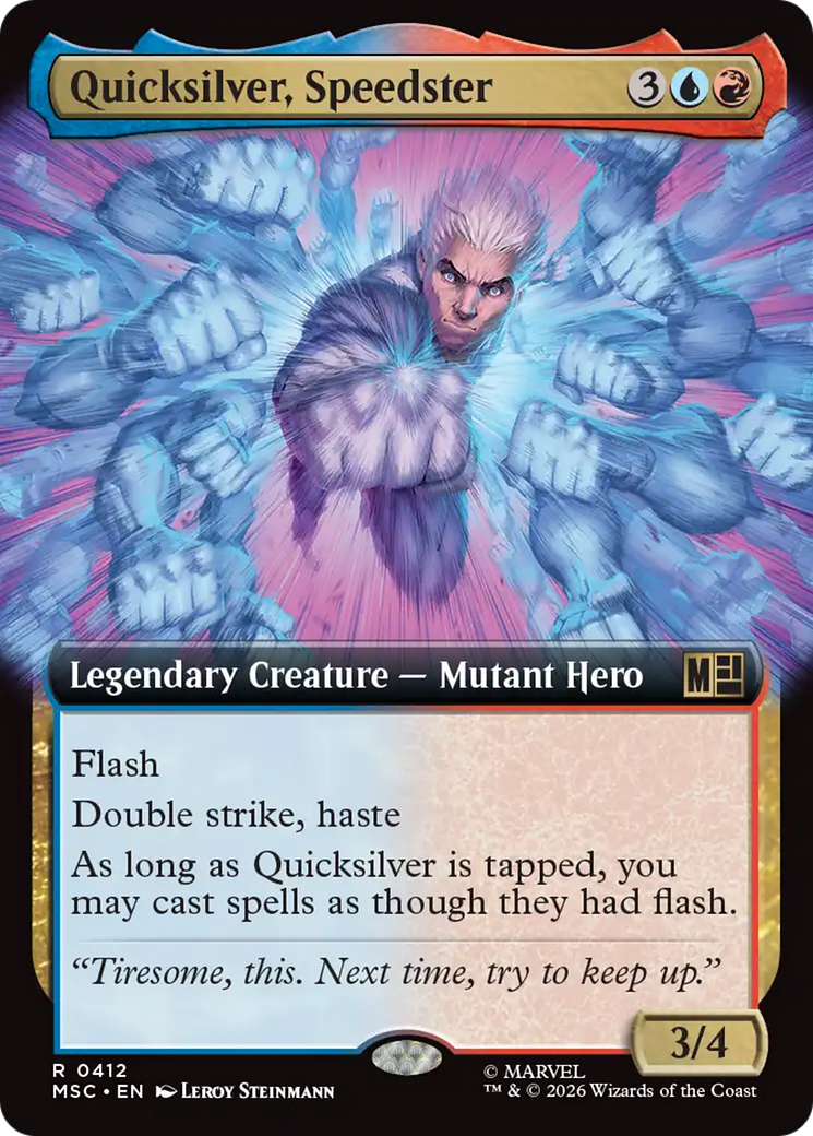 Quicksilver, Speedster - Extended Art [MSC-412]