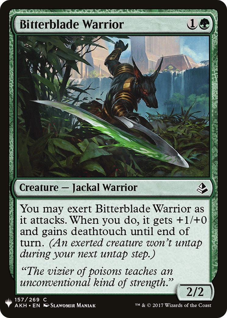 Bitterblade Warrior [PLST-AKH-157]