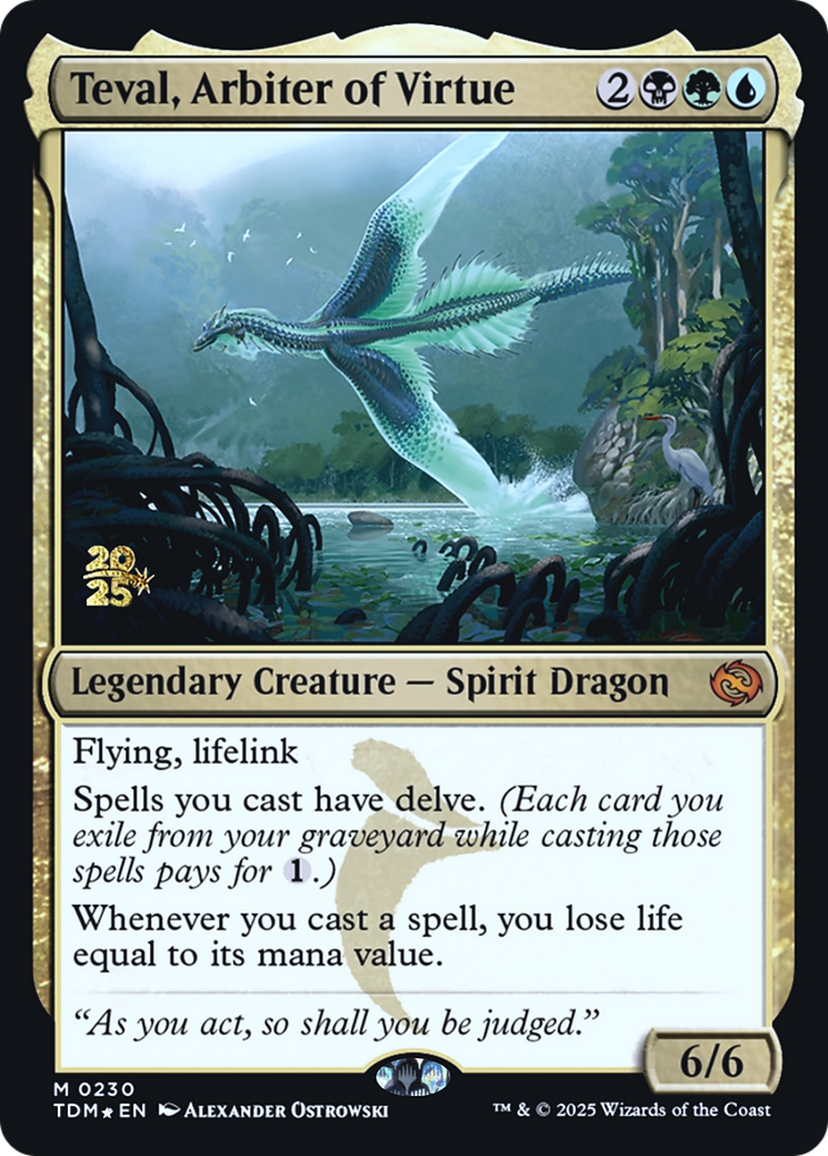 Teval, Arbiter of Virtue - Prerelease Promo [PTDM-230s]
