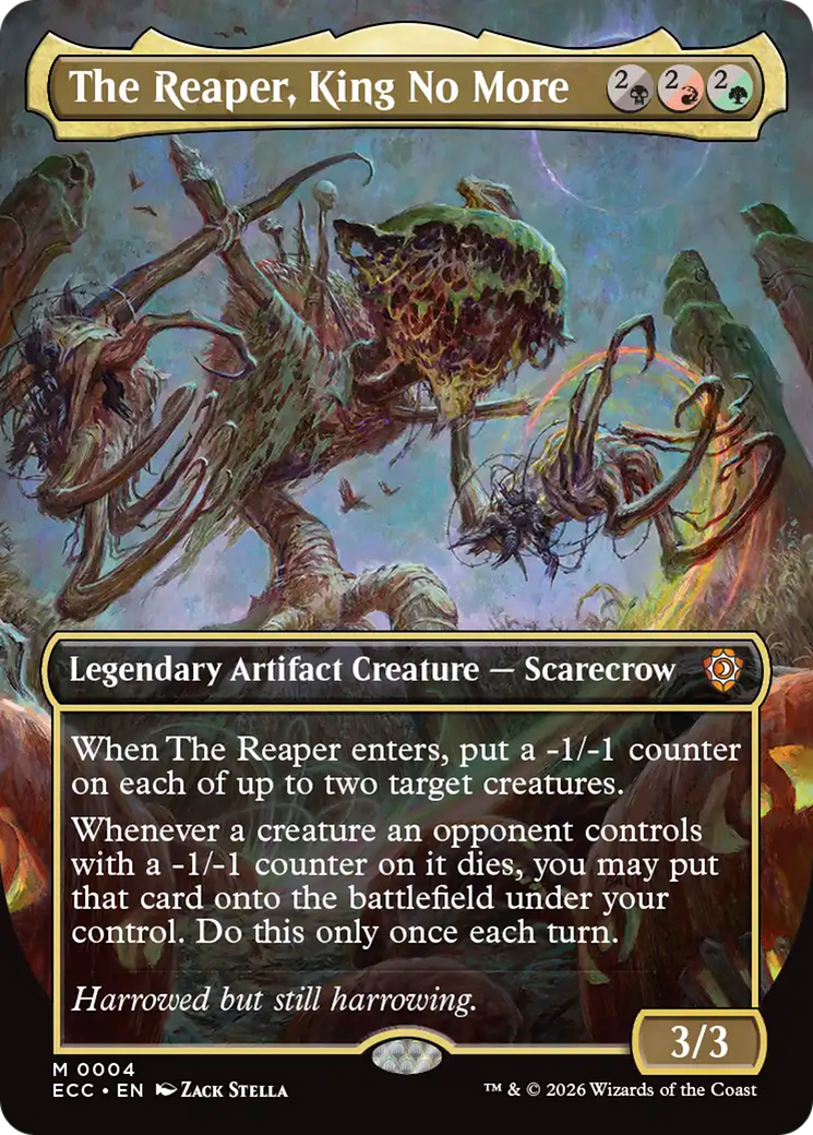 The Reaper, King No More - Borderless - Full Art [ECC-4]