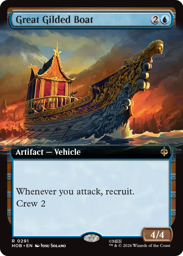 Great Gilded Boat - Extended Art [HOB-291]