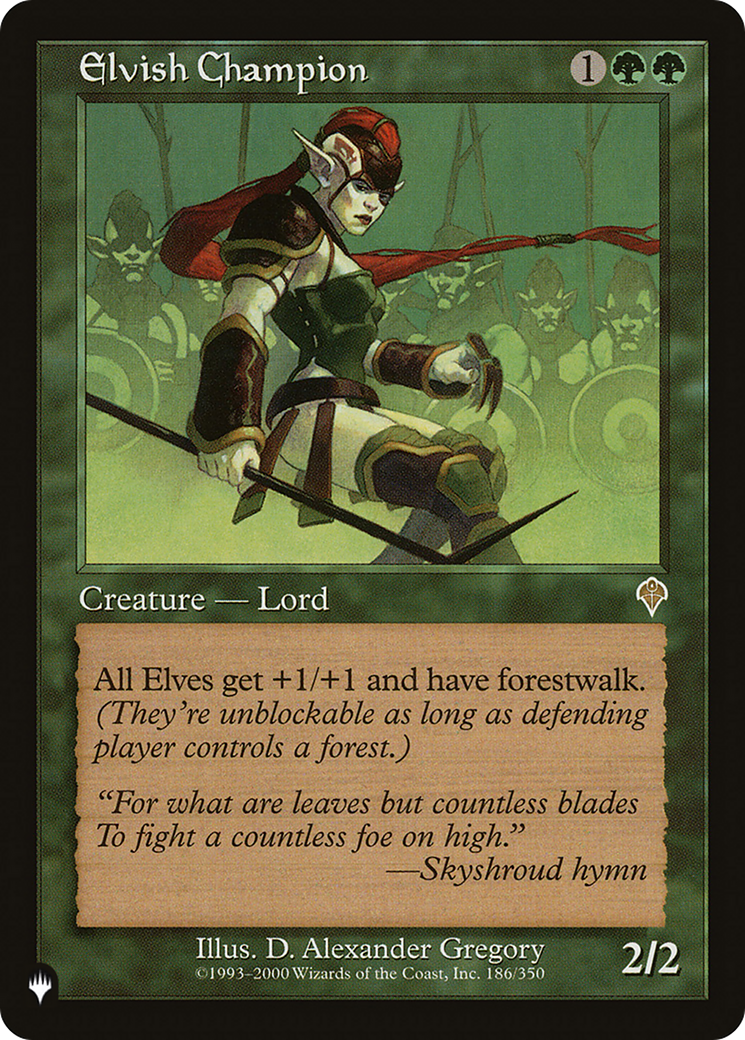 Elvish Champion [PLST-INV-186]