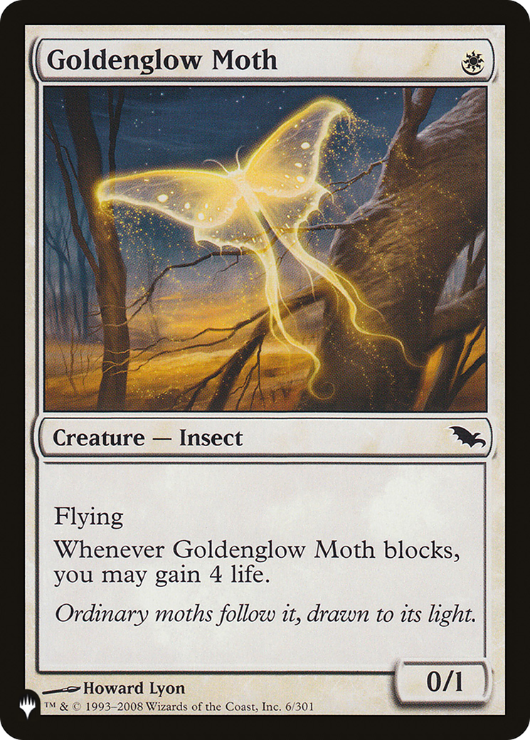 Goldenglow Moth [PLST-SHM-6]