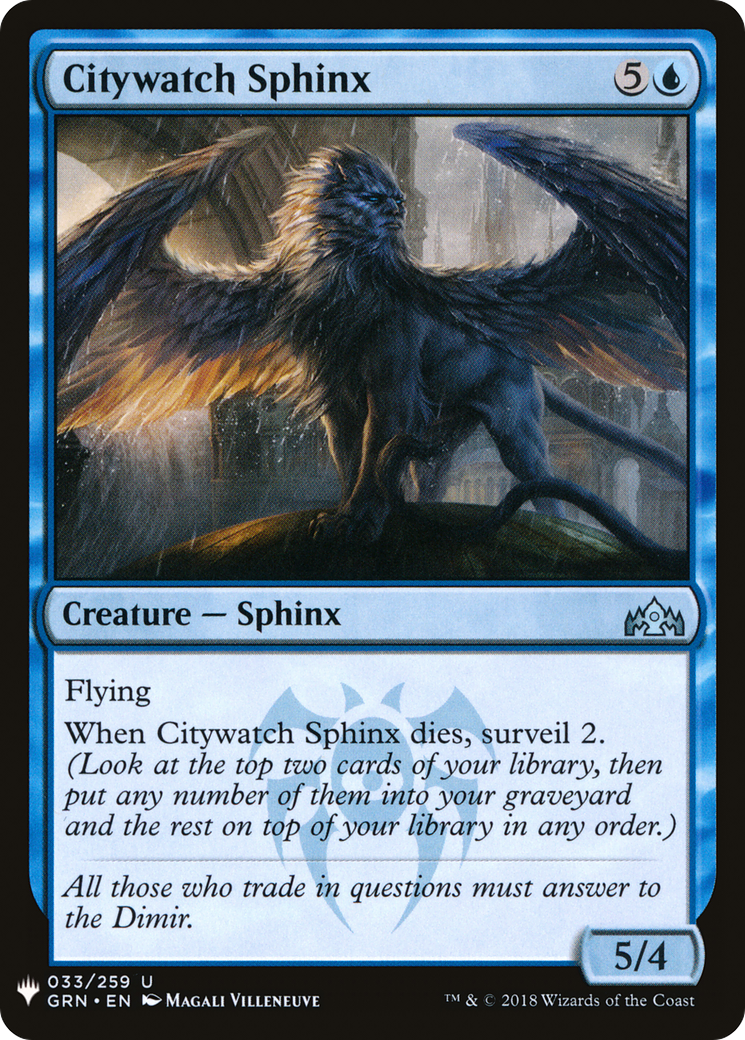 Citywatch Sphinx [PLST-GRN-33]